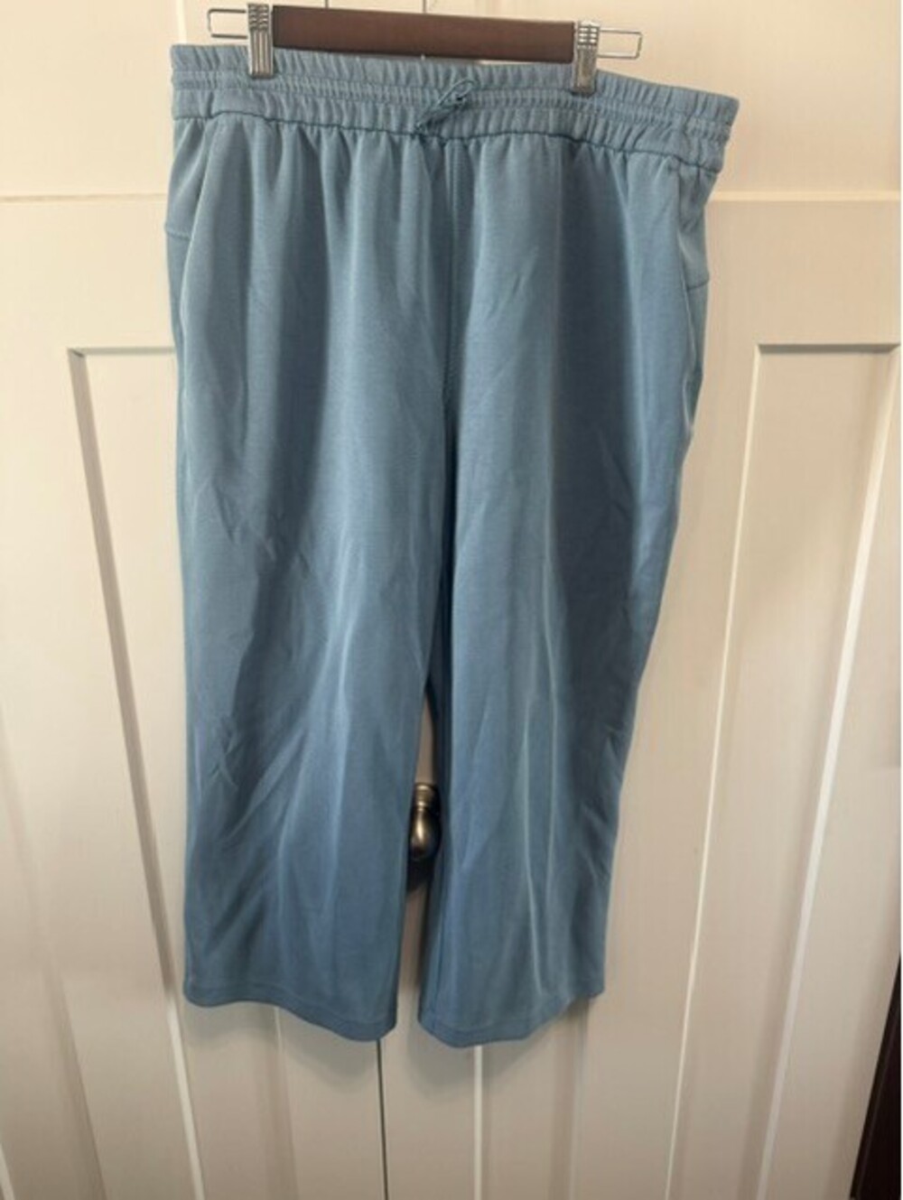 Lululemon softstreme high rise pant pitch blue women's size 14 cropped